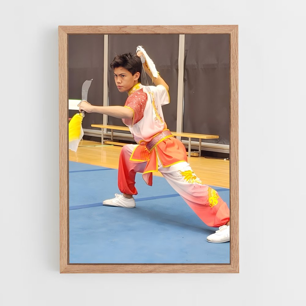 Poster Petite Maître d'Arts Martiaux – affiche Kung Fu (vue 4)